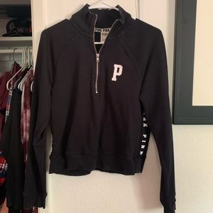 Victoria Secret PINK half zip sweater